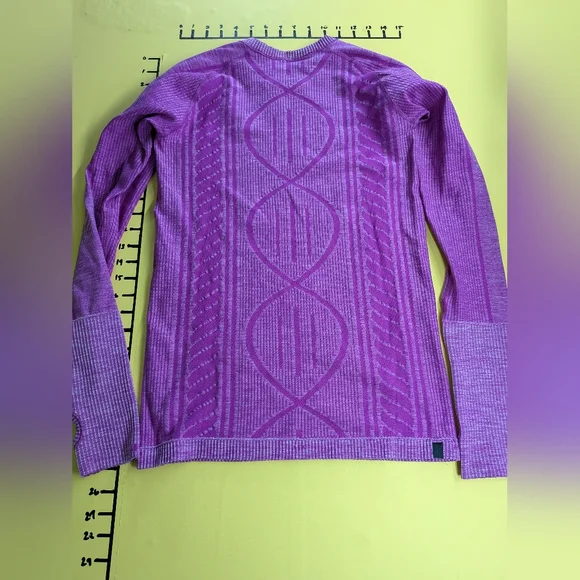 lululemon athletica Vibrant Purple Long Sleeve Top - Picture 3 of 3